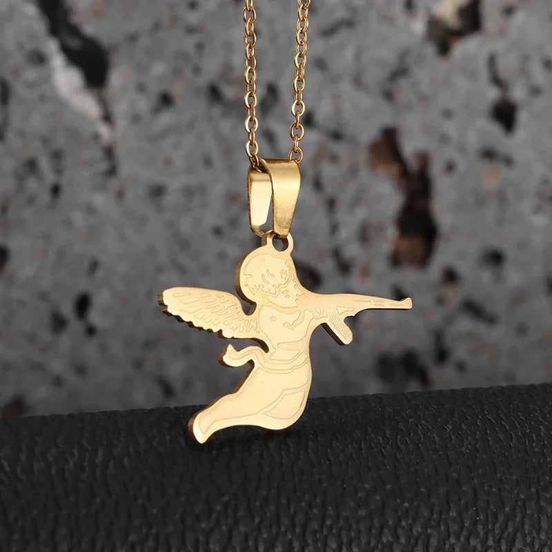 Ak-47 Submachine Gun Necklace