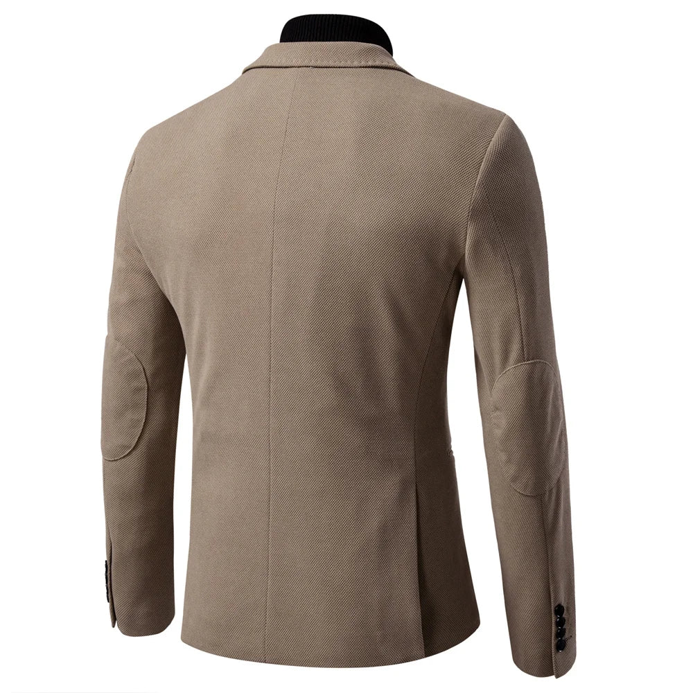 AIOPESON Winter Slim Fit Business  Jacket with Pocket Male blazer
