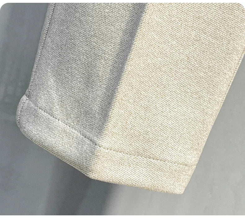 Men Thick Business Elastic Waist Formal Trousers