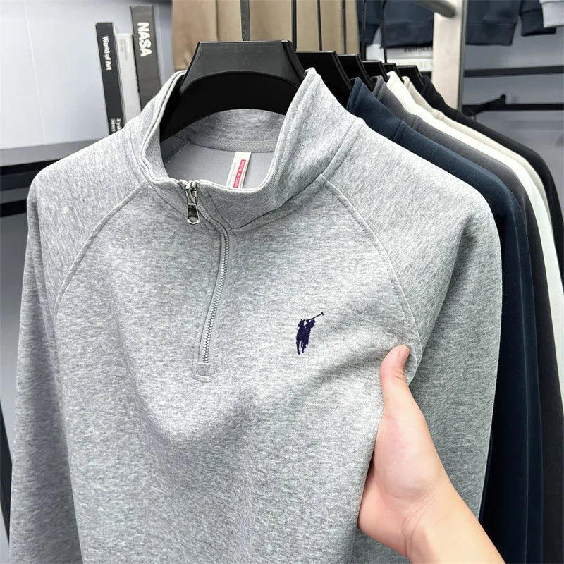 Men’s polo Half zip hoodie