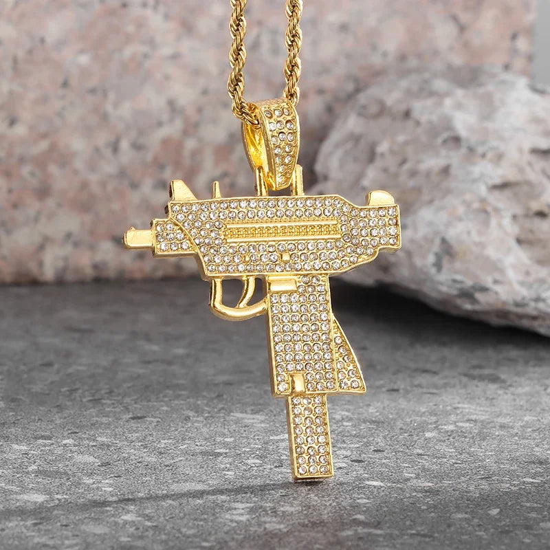 Ak-47 Submachine Gun Necklace