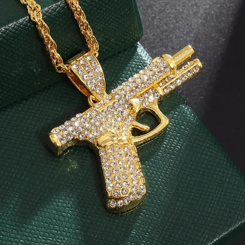 Ak-47 Submachine Gun Necklace