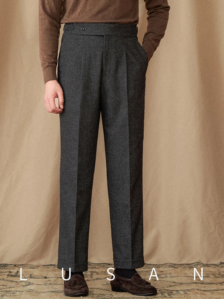 Winter Thick Warm Naples High Waist Straight Pants