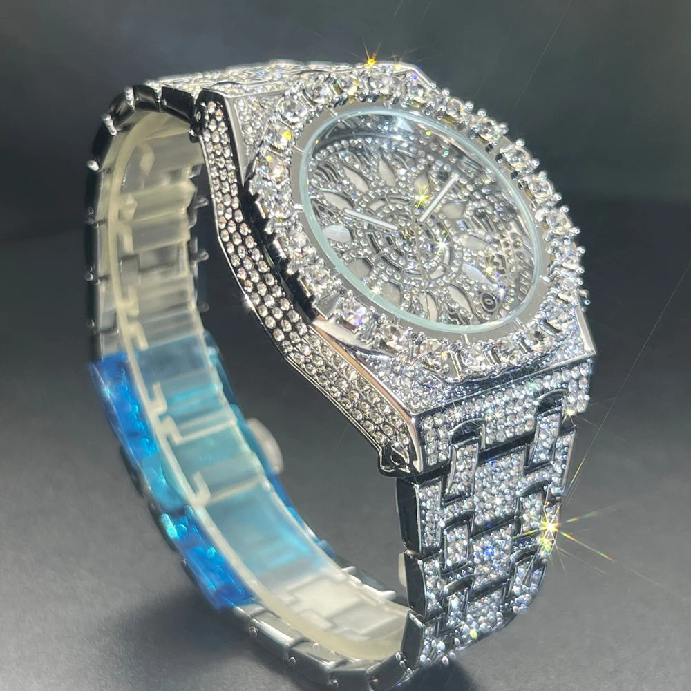 Diamond Hip Hop Watch For Men