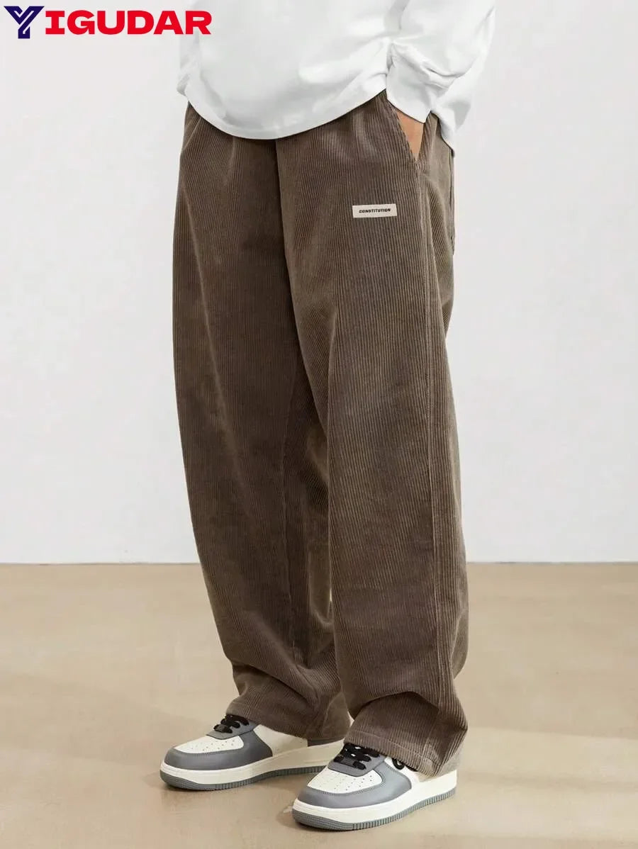 Corduroy pants for men