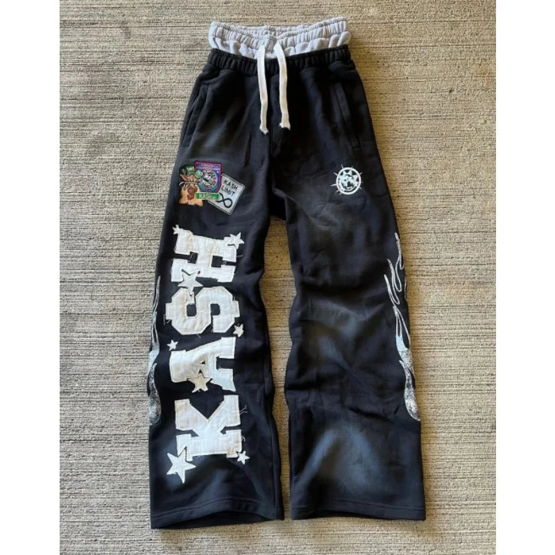 Letter American basketball Sweatpants