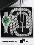 Quartz Watch Set With Necklace