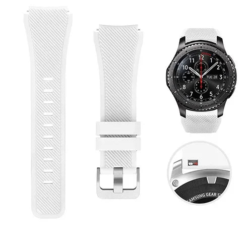 20mm 22mm Band for Samsung Galaxy Watch 3 4 5 46mm 42mm Gear S3/ Sport Frontier Active 2 Silicone Bracelet Huawei GT 2/2e Strap