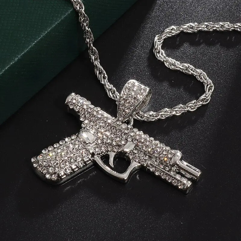 Submachine Gun Necklace