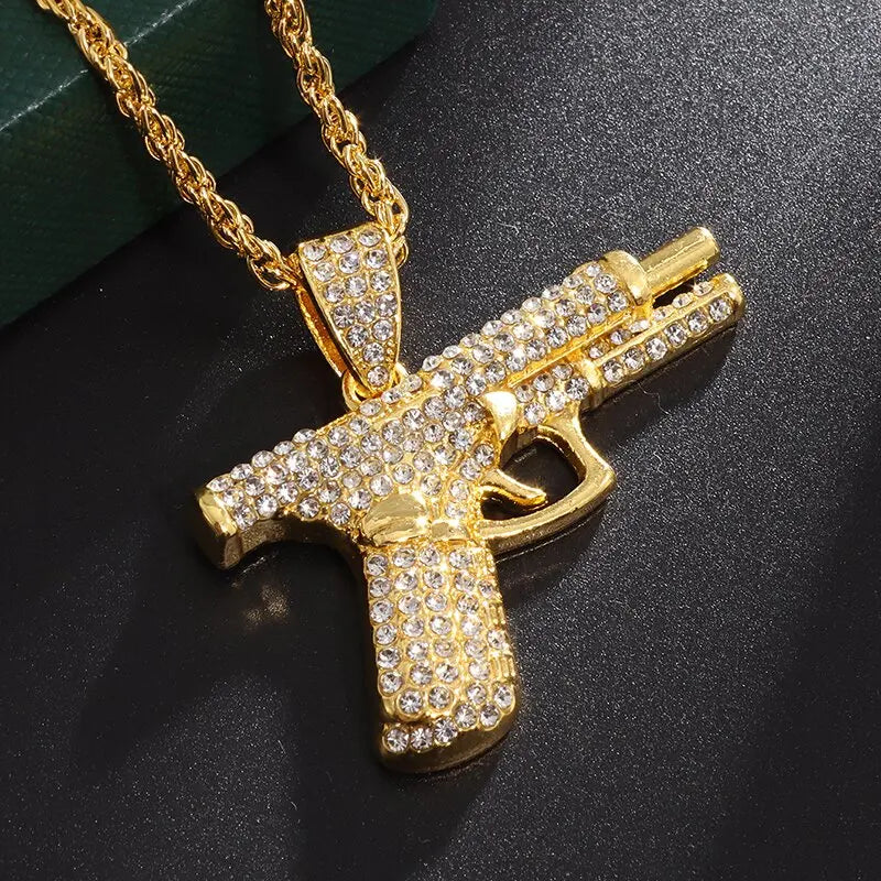 Submachine Gun Necklace