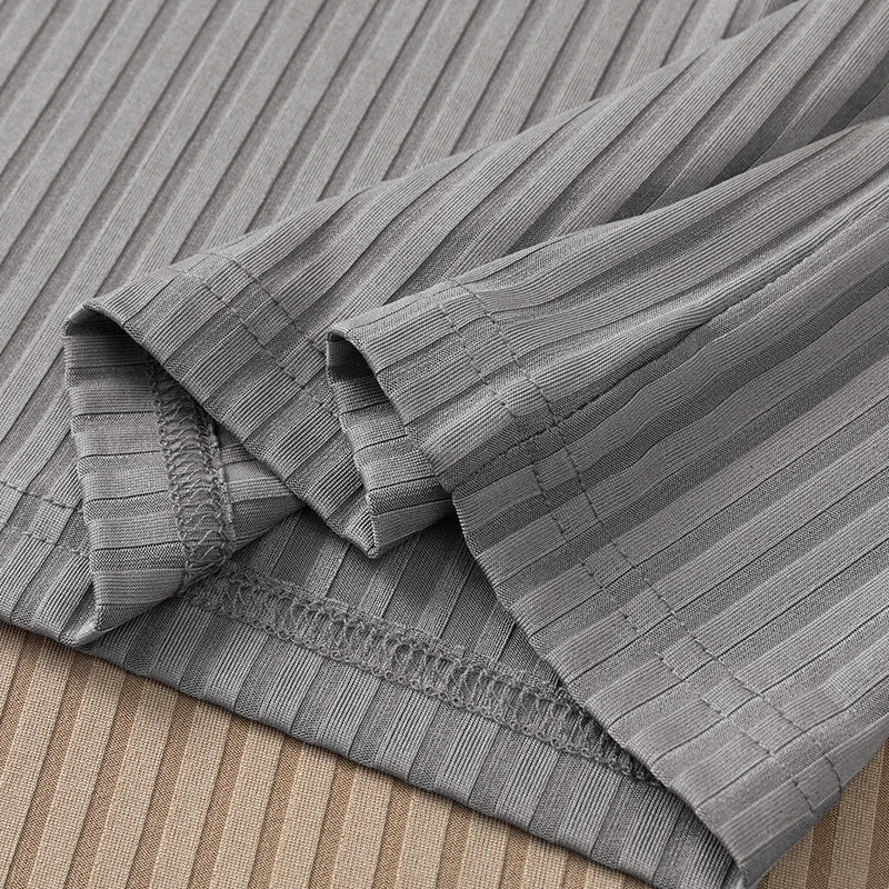 2025 New Men's Casual Fashion Striped Short Sleeved Collar Polo Shirt Breathable and Comfortable Summer Versatile T-shirt