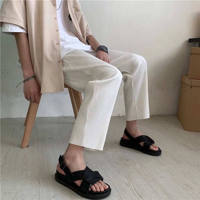 Men Summer Straight  Pants Men