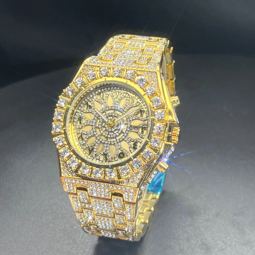 Diamond Hip Hop Watch For Men
