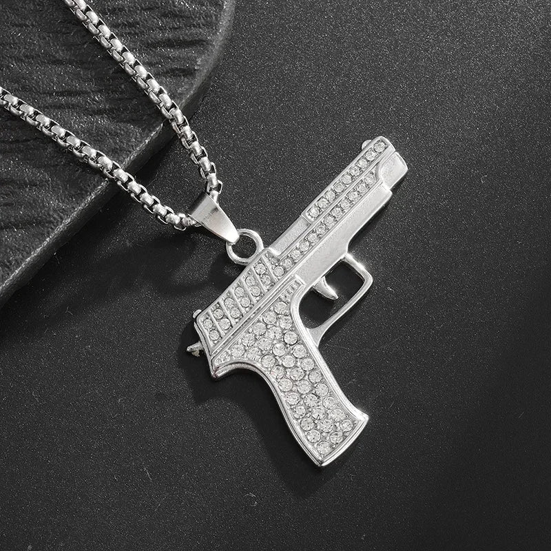 Submachine Gun Necklace