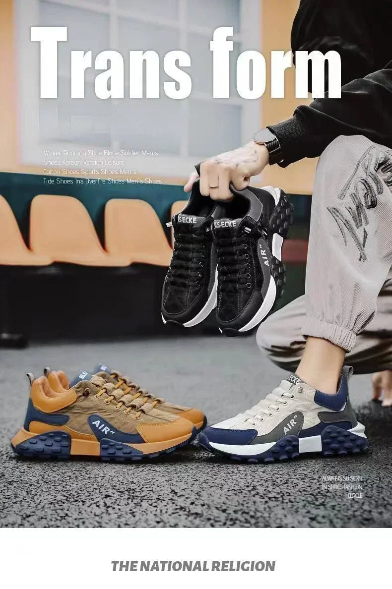 *2025 Fashion Men's Casual and Running Sneakers/Thick Bottom Casual Sports Shoes