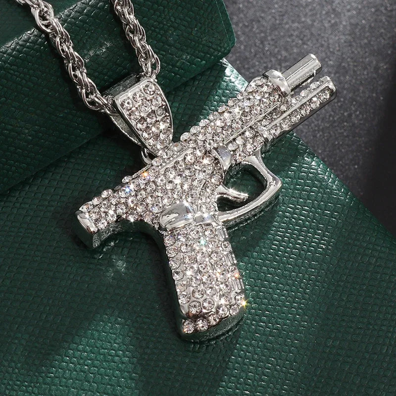 Ak-47 Submachine Gun Necklace