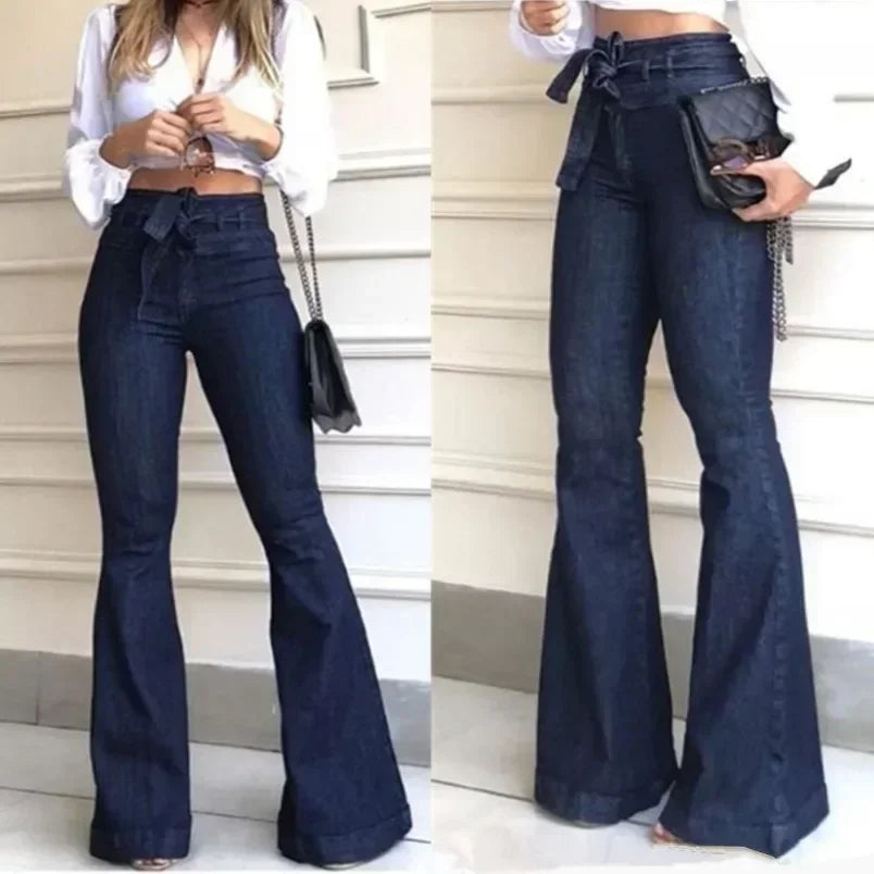 Women Jeans Flare Pants