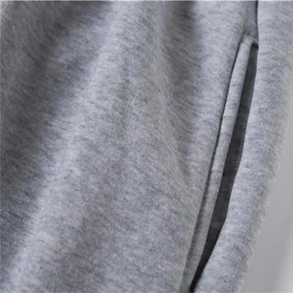 Autumn Winter Men's Joggers Drawstring Casual Pants Fleece Sweatpants Workout Running Gym Fitness Sports Trousers WK007