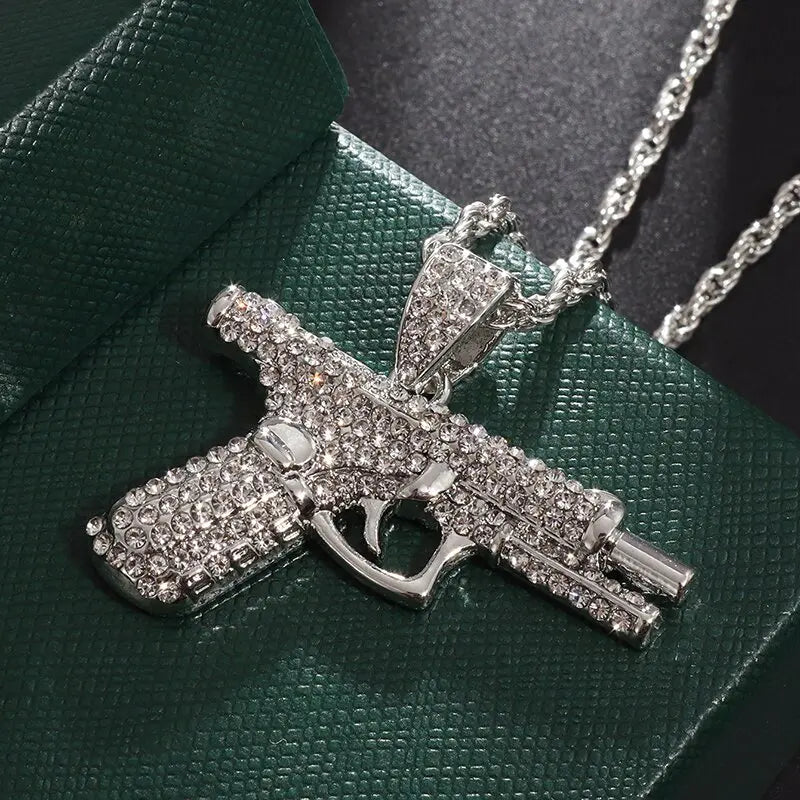 Submachine Gun Necklace