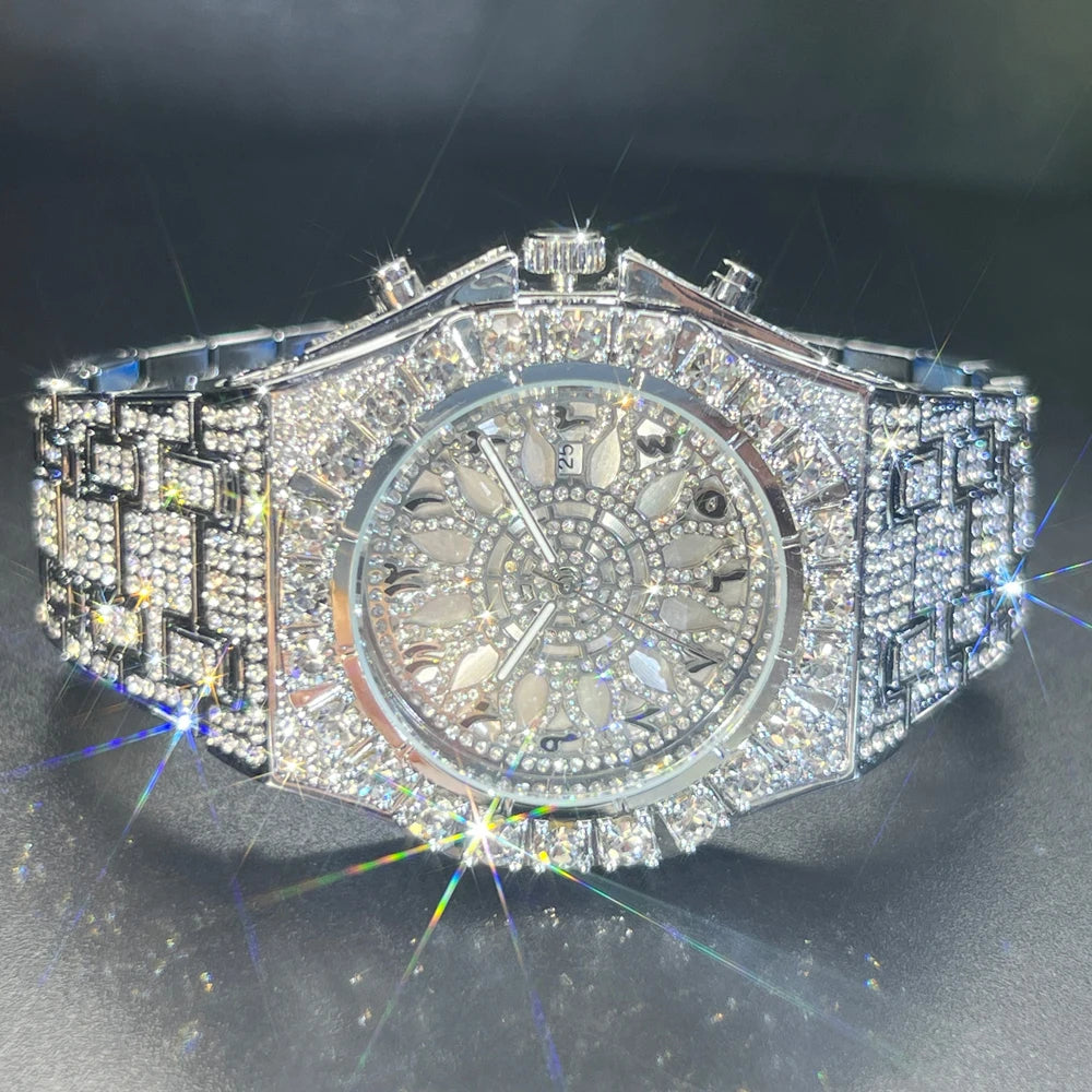 Diamond Hip Hop Watch For Men
