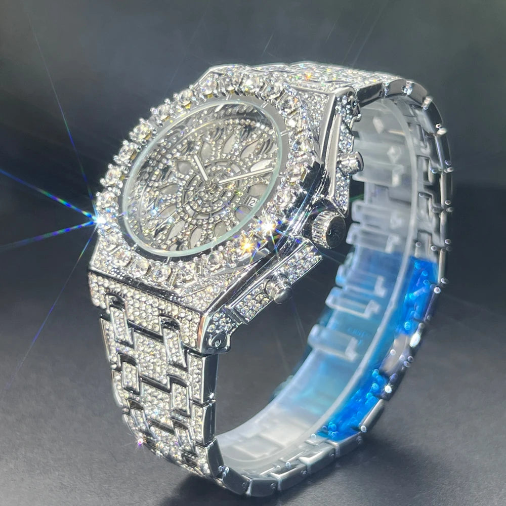 Diamond Hip Hop Watch For Men