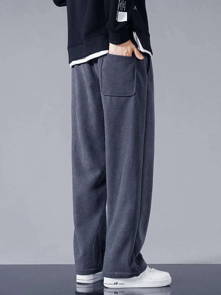 Winter Thick Warm Corduroy Sweatpants