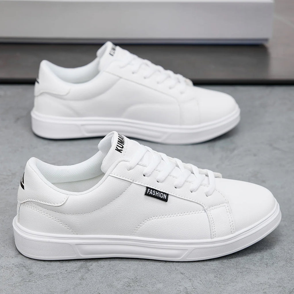 White Black Men Skateboard Shoes