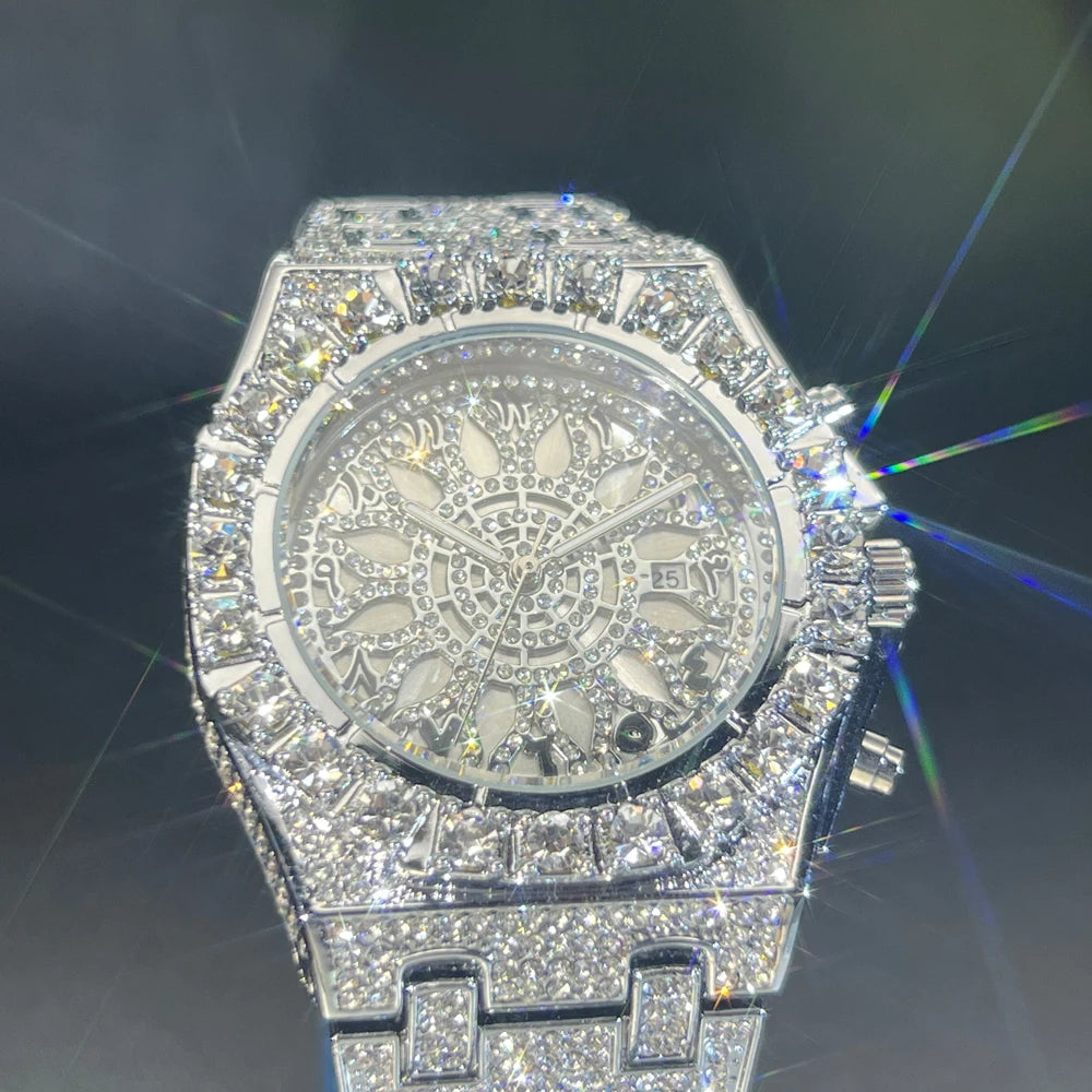 Diamond Hip Hop Watch For Men