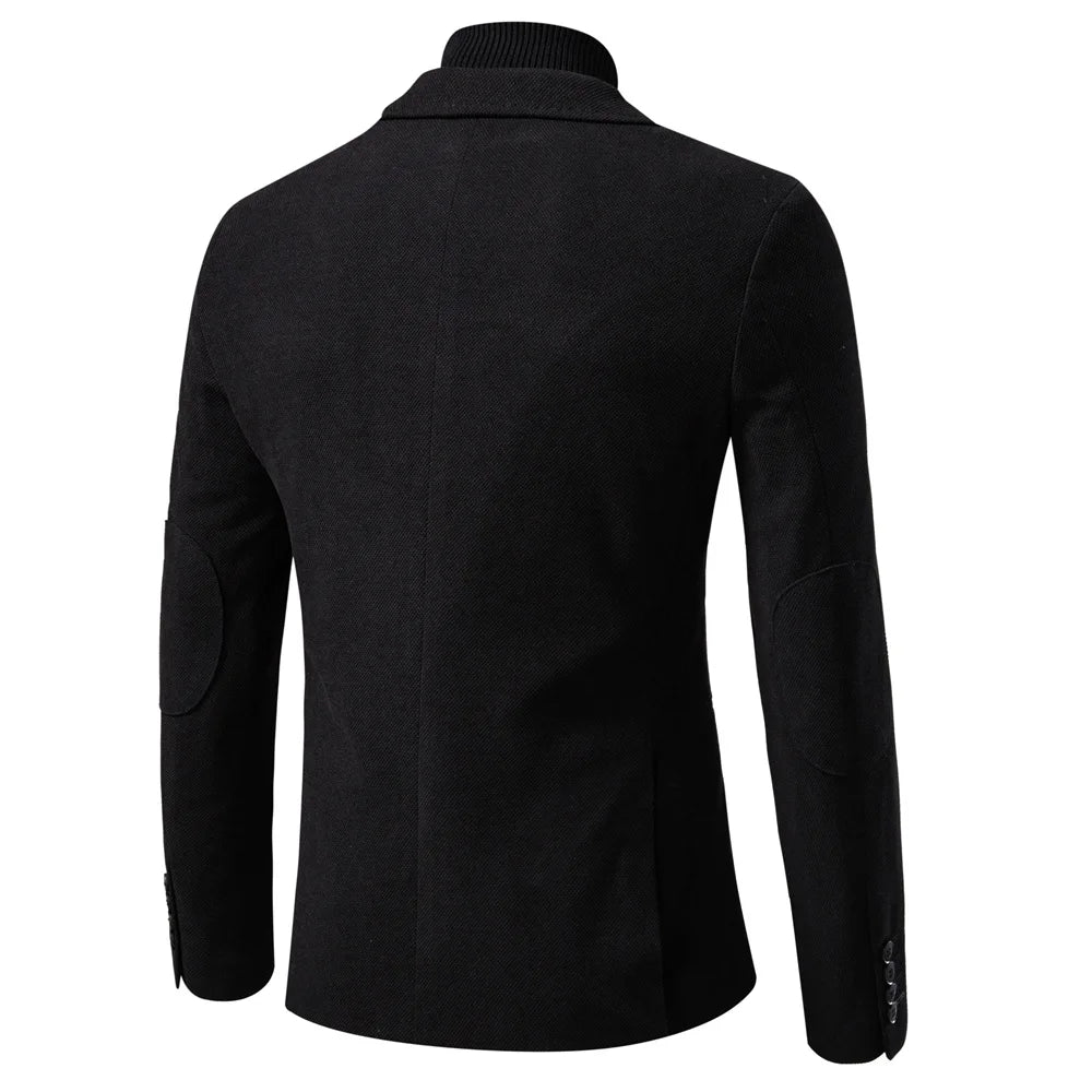 AIOPESON Winter Slim Fit Business  Jacket with Pocket Male blazer