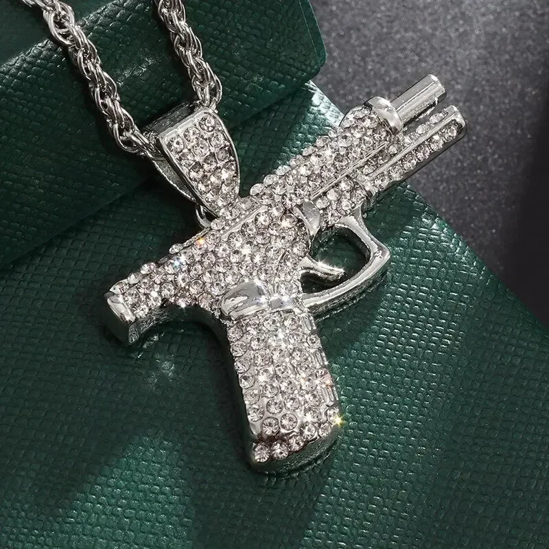 Submachine Gun Necklace