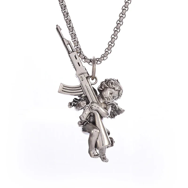 Ak-47 Submachine Gun Necklace