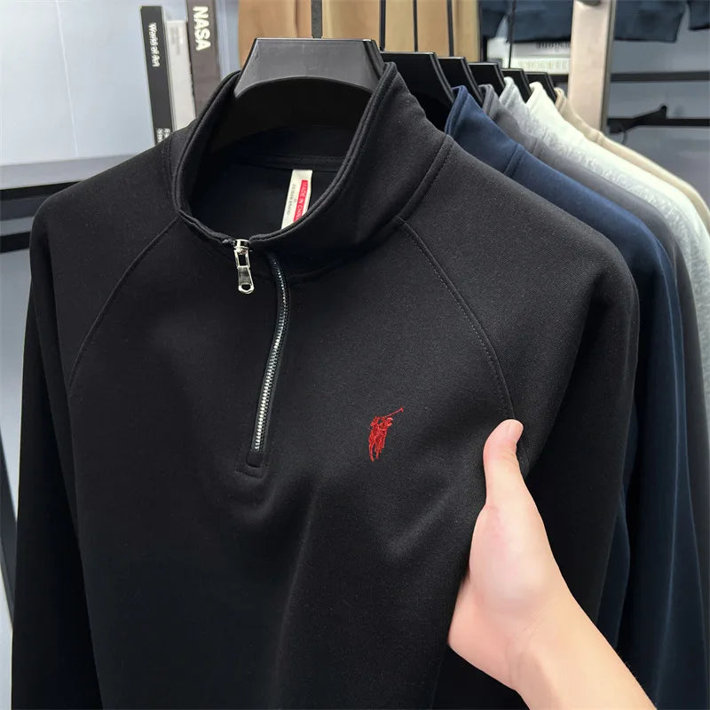 Men’s polo Half zip hoodie
