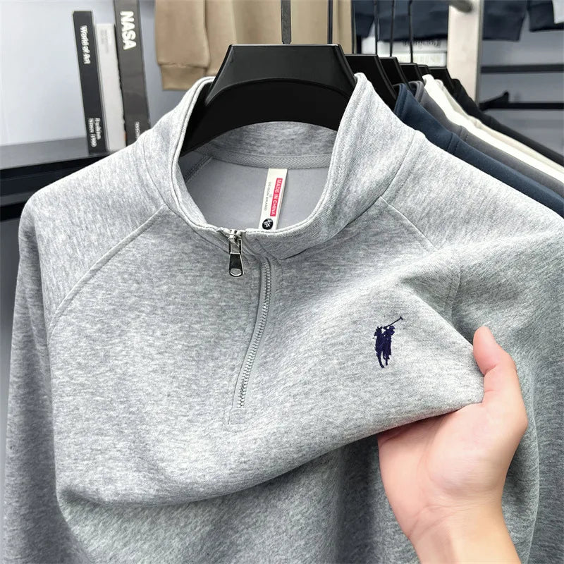 Men’s polo Half zip hoodie