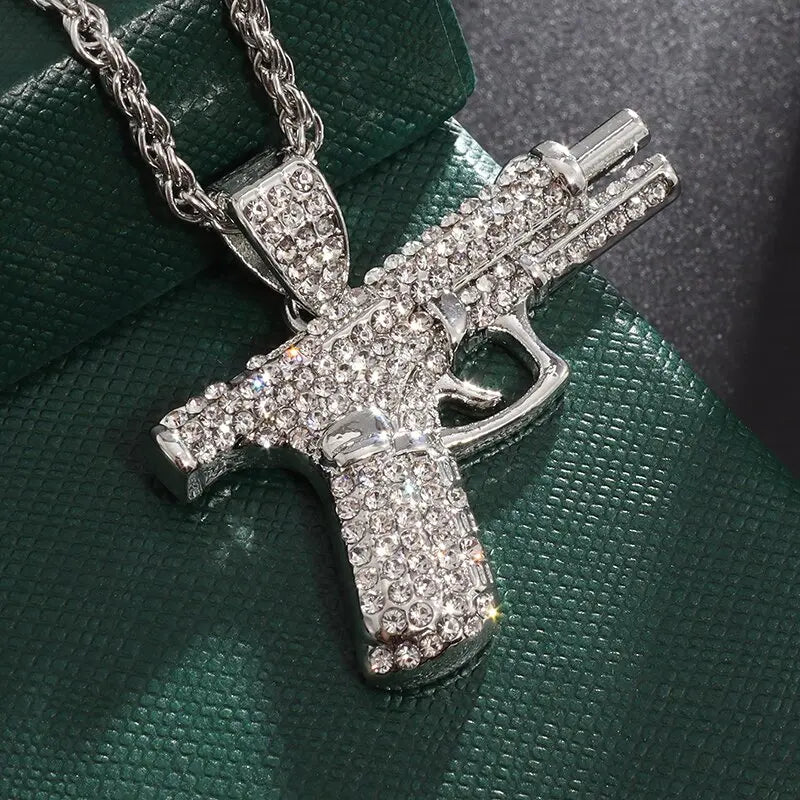 Submachine Gun Necklace