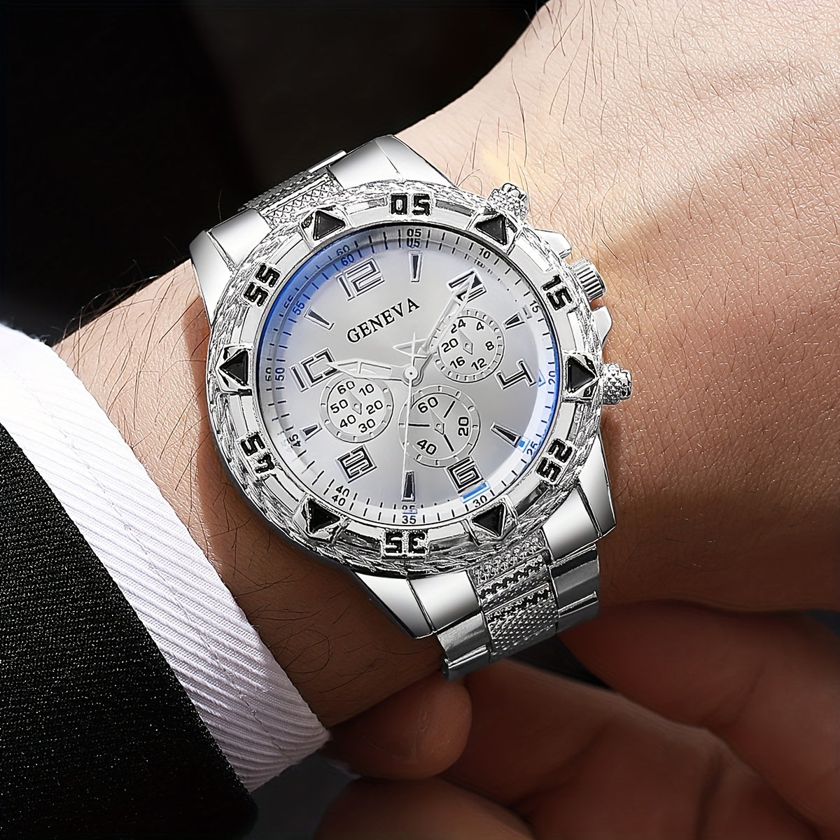 3pcs Set of Stylish Quartz Watches for Men.