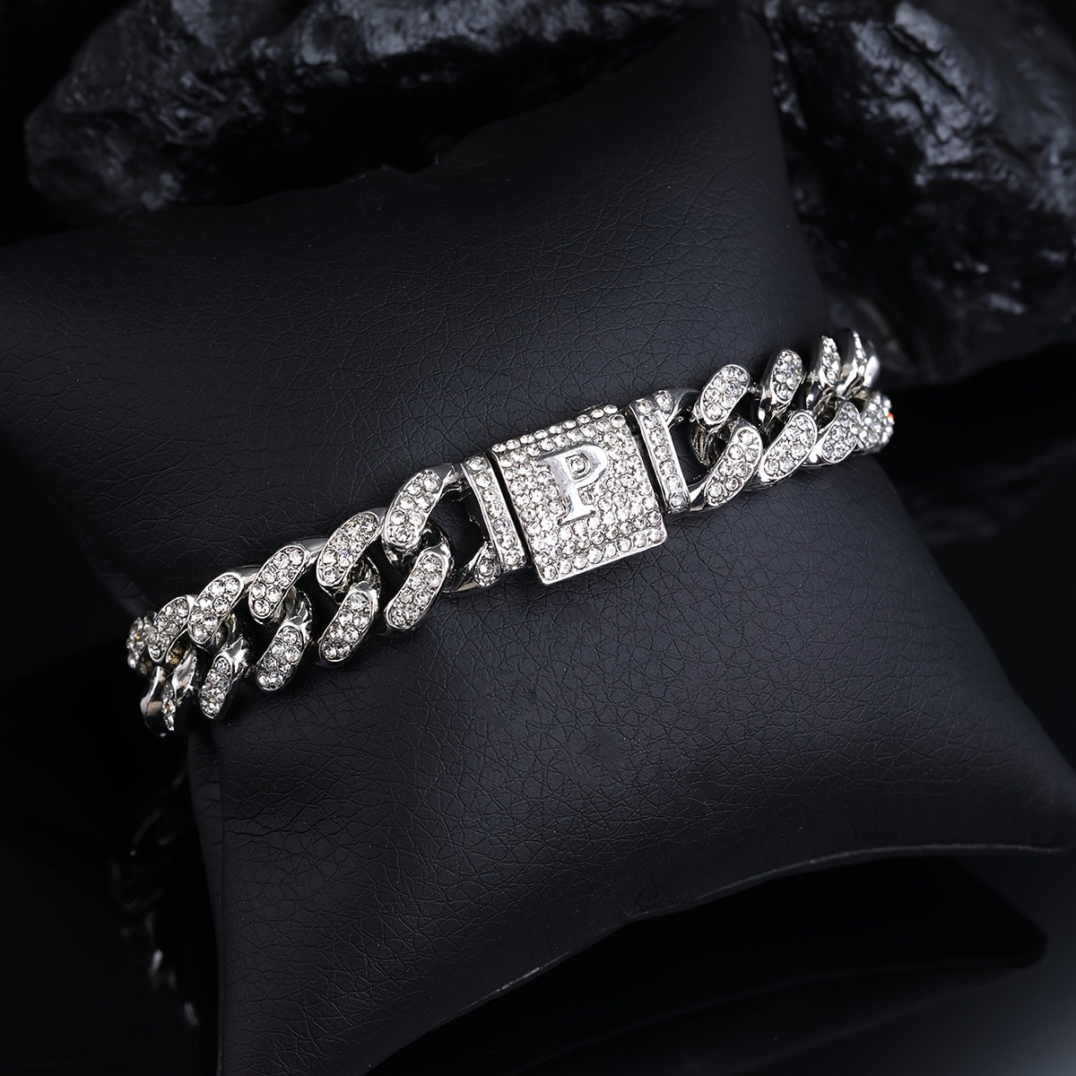 Hip Hop Style Initial Letter Bracelet