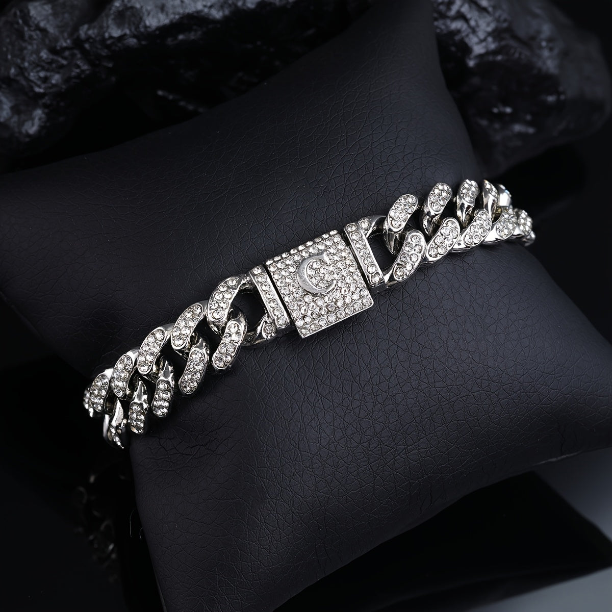 Hip Hop Style Initial Letter Bracelet