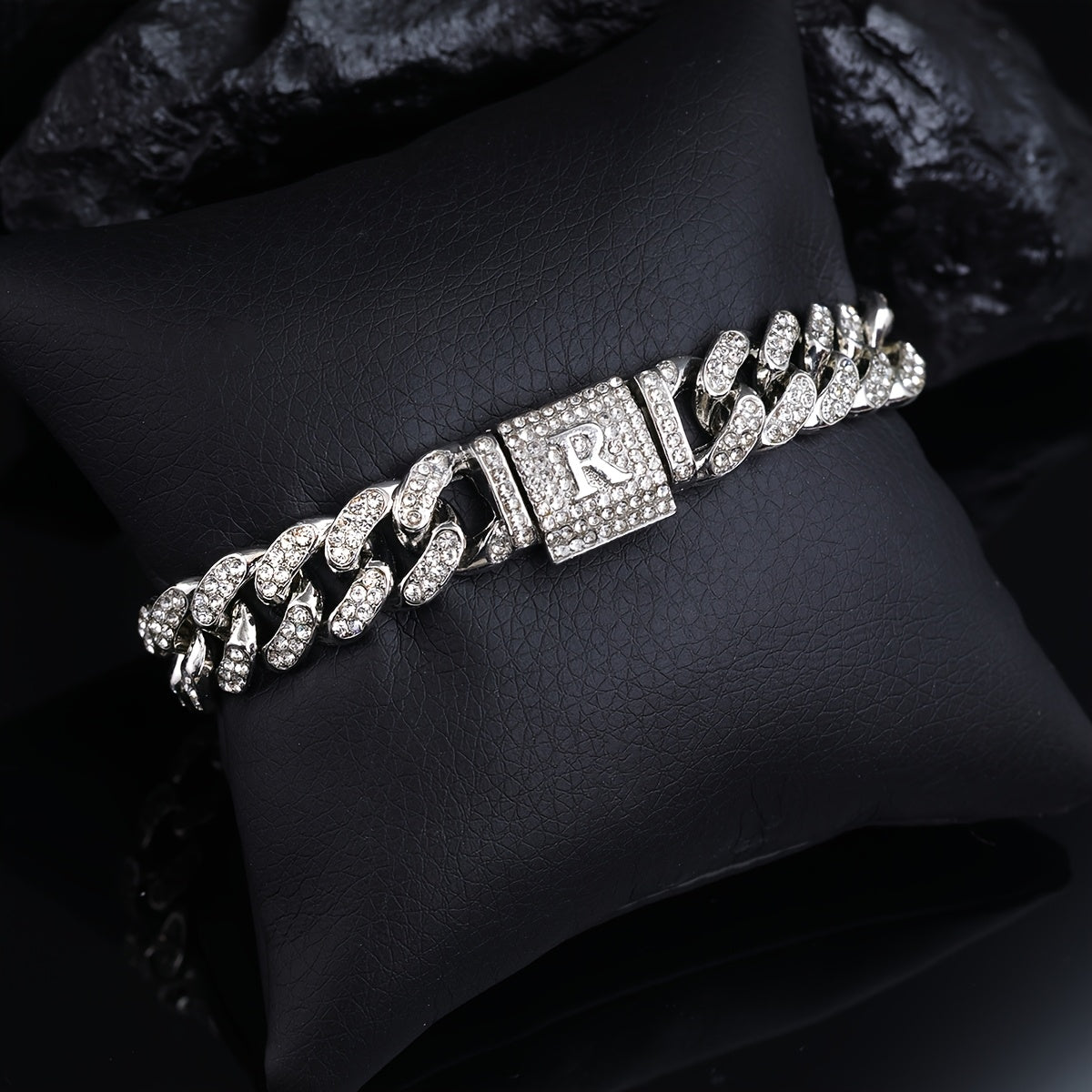 Hip Hop Style Initial Letter Bracelet