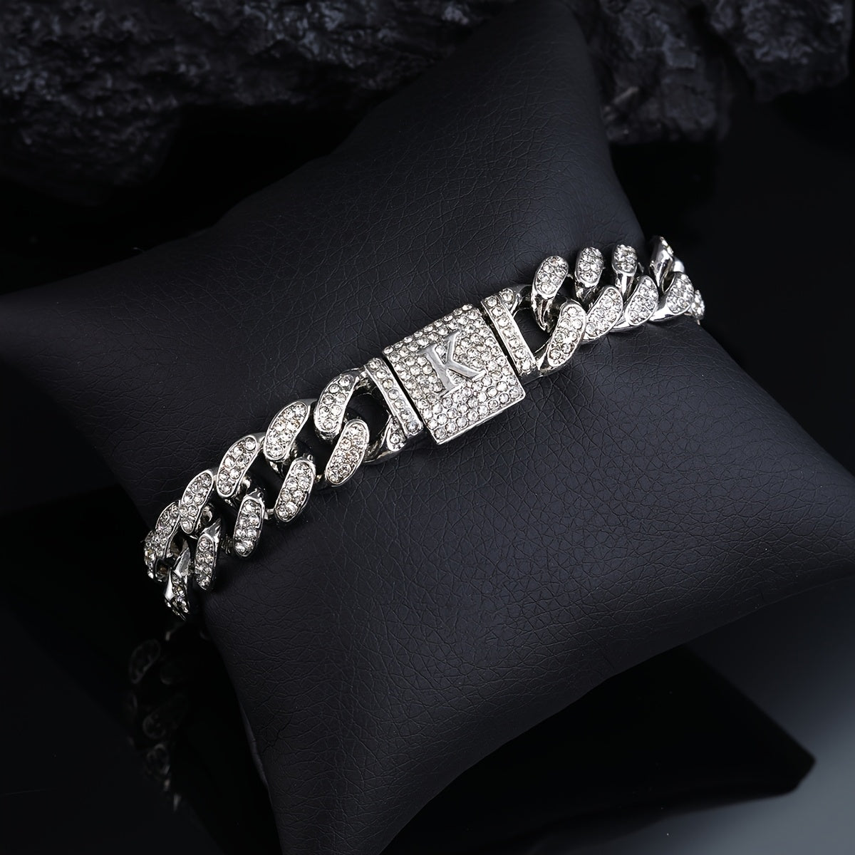 Hip Hop Style Initial Letter Bracelet