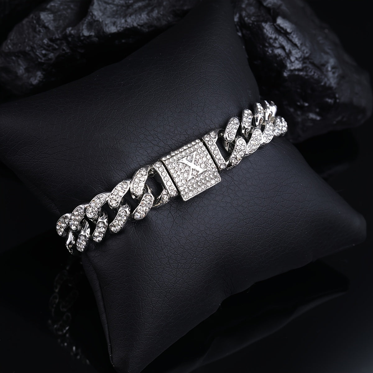 Hip Hop Style Initial Letter Bracelet