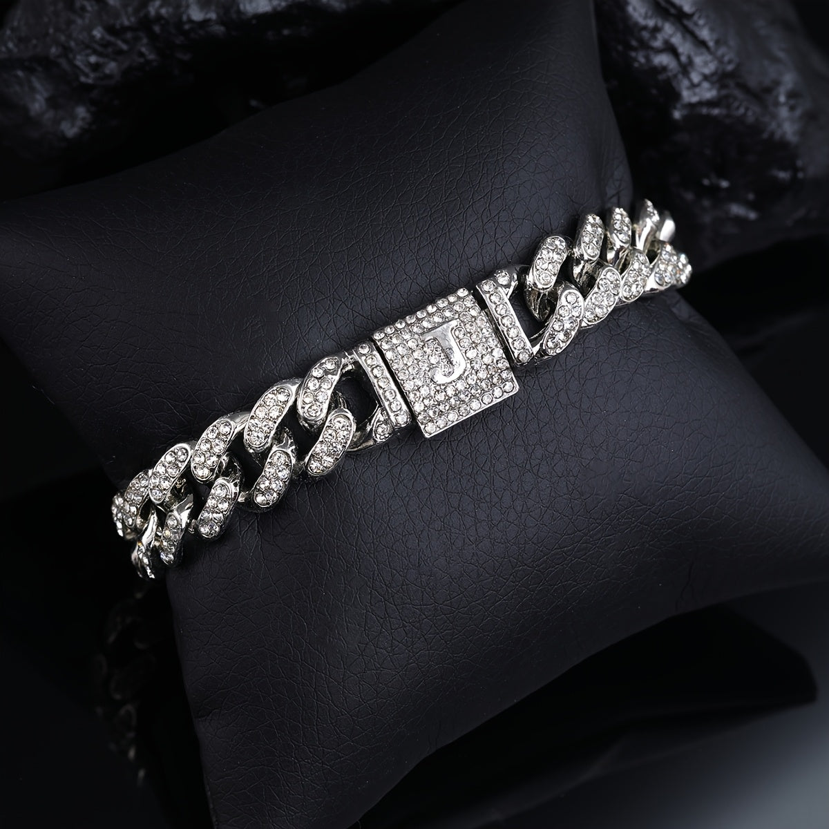 Hip Hop Style Initial Letter Bracelet