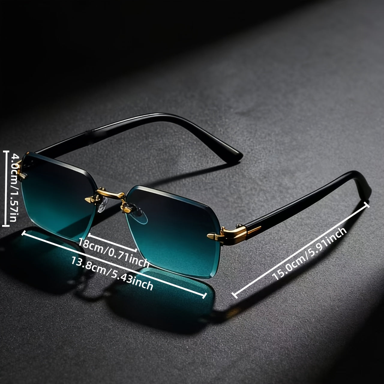 Luxury Rimless Glasses