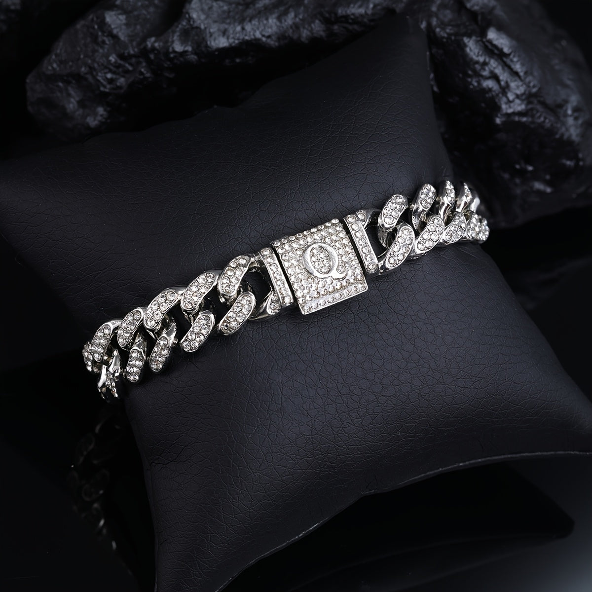Hip Hop Style Initial Letter Bracelet