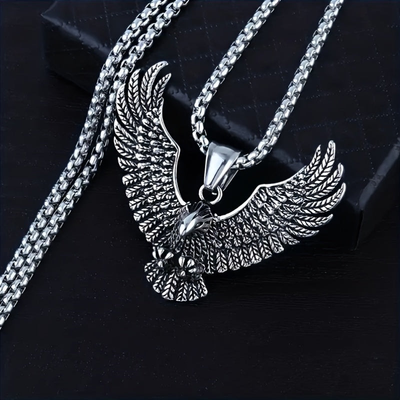 Hip-Hop Eagle Pendant Necklace for Men