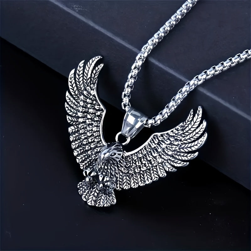 Hip-Hop Eagle Pendant Necklace for Men