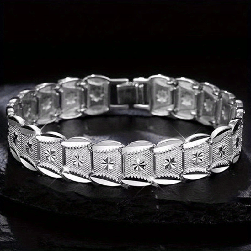 Elegant Euro Pattern Wide Bracelet